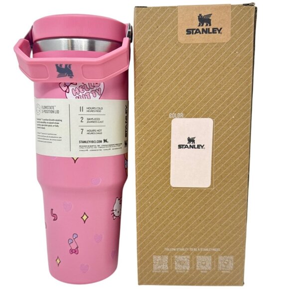 Stanley Hello Kitty Quencher H2.0 Tumbler 30oz Pink - Picture 3 of 4